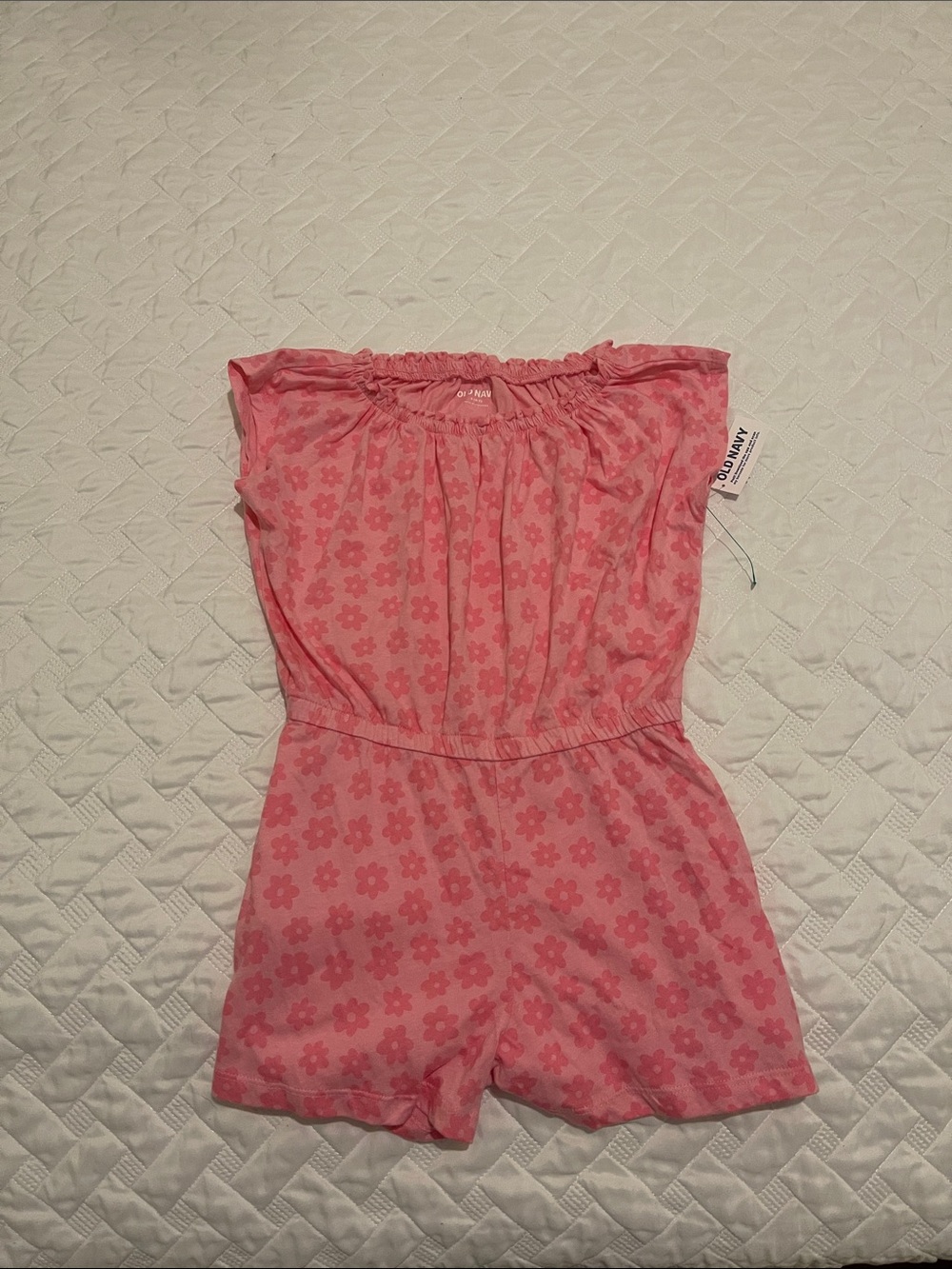 Old Navy Pink Floral Girls' One-Piece Romper